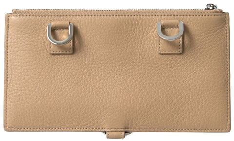 Beige Leather Shoulder Cardholder Shoulder Strap Wallet Beige Leather Shoulder Cardholder Shoulder Strap Wallet