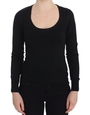 Black Cashmere Crewneck Sweater Pullover Black Cashmere Crewneck Sweater Pullover