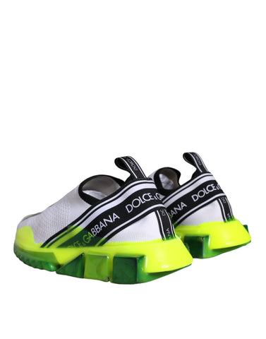 White Yellow Slip On Sorrento Sneakers Shoes White Yellow Slip On Sorrento Sneakers Shoes