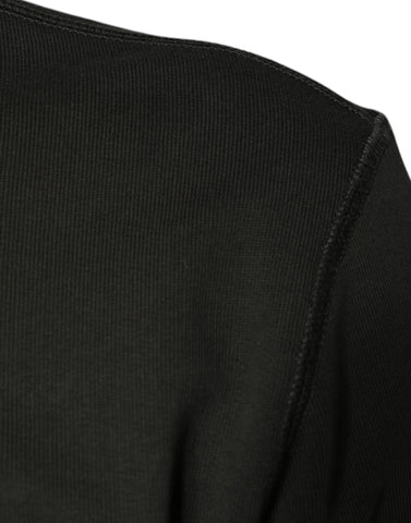 Army Green DG Crown Crew Neck Pullover Sweater Army Green DG Crown Crew Neck Pullover Sweater