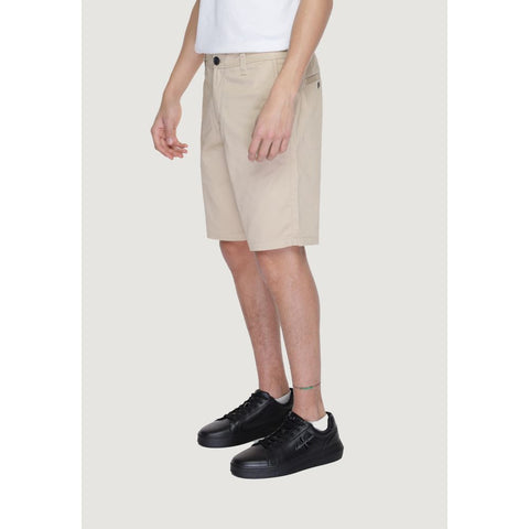Beige Cotton Bermuda Shorts Beige Cotton Bermuda Shorts