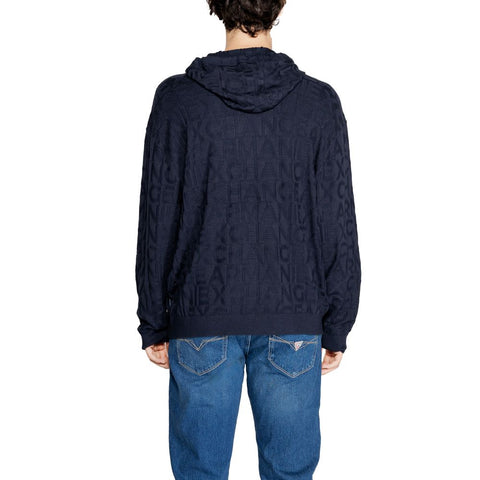 Blue Viscose Hoodie Blue Viscose Hoodie