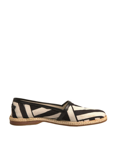 Black White Stripes Slip On Espadrille Shoes Black White Stripes Slip On Espadrille Shoes