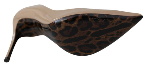 Beige Patent Leather Stiletto Heel Pumps Beige Patent Leather Stiletto Heel Pumps