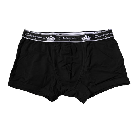 Black Cotton Stretch Regular Boxer Underwear Black Cotton Stretch Regular Boxer Underwear
