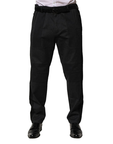 Black Cotton Dress Slim Formal Pants Black Cotton Dress Slim Formal Pants