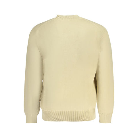 Beige Cotton Men Sweater Beige Cotton Men Sweater
