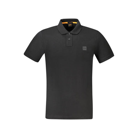 Black Cotton Polo Shirt Black Cotton Polo Shirt