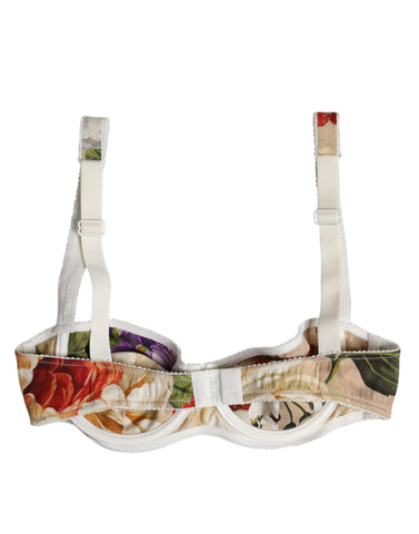 Beige Floral Balconcino Underwired Bra Underwear Beige Floral Balconcino Underwired Bra Underwear