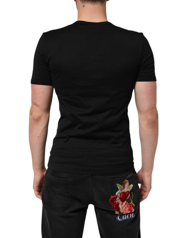 Black Cotton Plain V-Neck Men Shirt T-shirt Black Cotton Plain V-Neck Men Shirt T-shirt