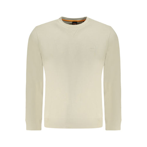 Beige Cotton Men Sweater Beige Cotton Men Sweater