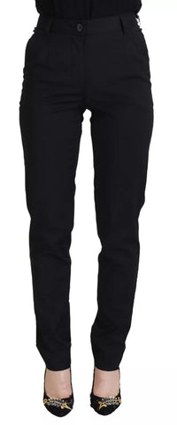 Black High Waist Skinny Trouser STAFF Pants Black High Waist Skinny Trouser STAFF Pants