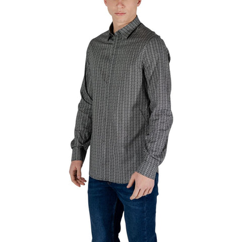 Black Cotton Pattern Shirt Black Cotton Pattern Shirt