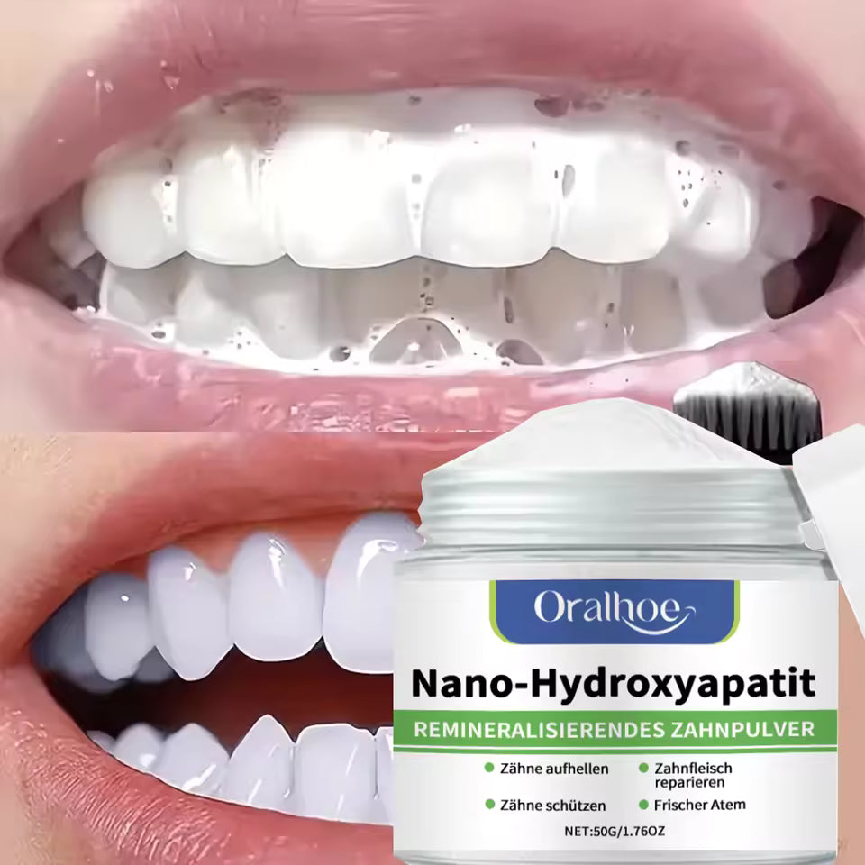 Proszek do zębów Oralhoe BrightSmile – wybielanie i świeży oddech