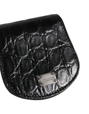 Black Exotic Skin Condom Case Holder Pocket Wallet