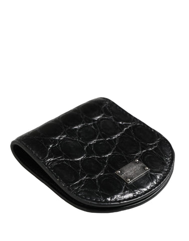 Black Exotic Skin Condom Case Holder Pocket Wallet