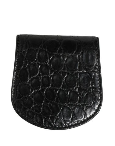 Black Exotic Skin Condom Case Holder Pocket Wallet