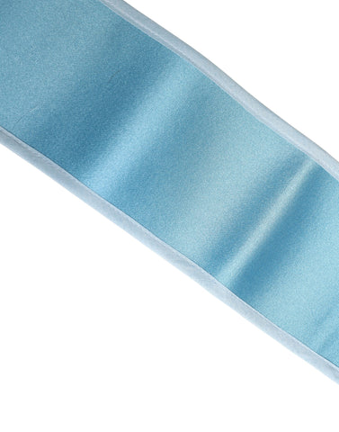 Light Blue Silk Satin Waist Women Cintura Belt