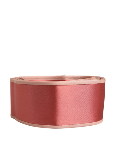 Pink Silk Satin Waist Women Cintura Belt