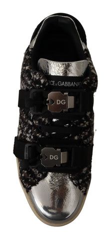 Srebrne skórzane brązowe bawełniane wełniane trampki