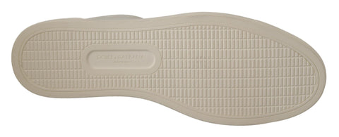 Białe czarne skórzane półbuty trampki