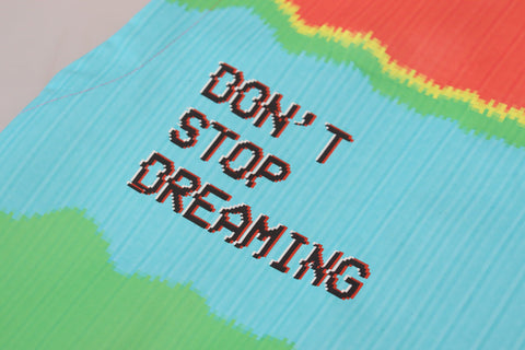 Multicolor TV Print Blouse Cotton  T-shirt