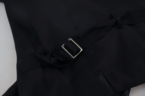 Multicolor Polyester Waistcoat Dress Formal Vest