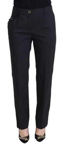 Grey Women Formal Tapered Pants