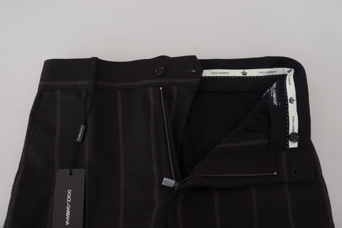 Black Wool Chino Formal Men Pants