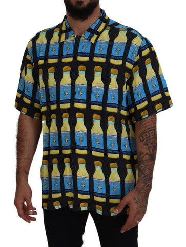 Multicolor Printed Viscose Casual Shirt