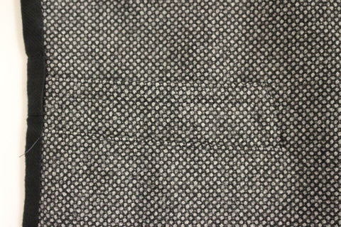 Szara kamizelka z logo i domieszką bawełny Weste