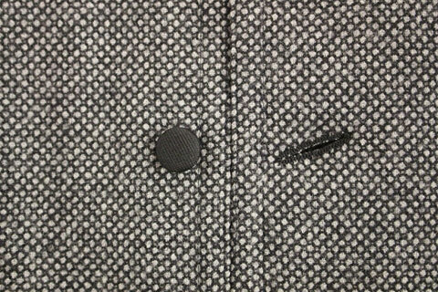 Szara kamizelka z logo i domieszką bawełny Weste