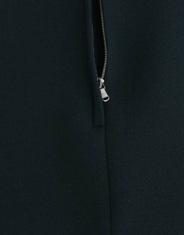 Green 3/4 sleeve wool blouse