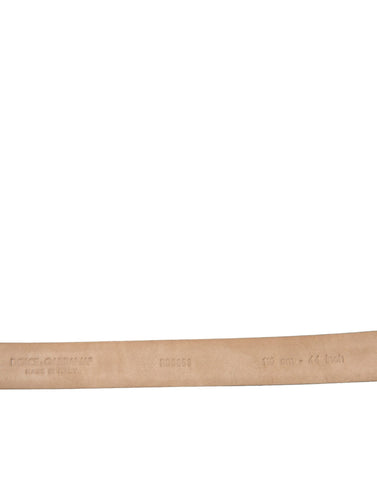 Dark Brown Leather Silver Metal Buckle Belt