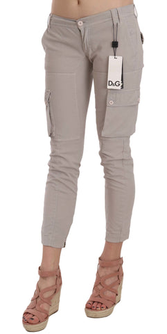 Casual Fitted Khaki Trousers Pants