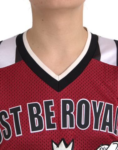 Multicolor Royals Panda Oversized T-shirt