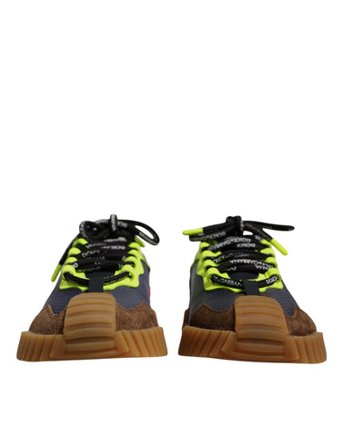 Wielokolorowe nylonowe niskie trampki NS1