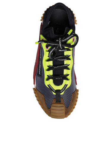 Wielokolorowe nylonowe niskie trampki NS1