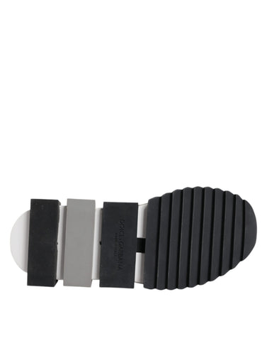 Biało-czarne skarpetki Sorrento, trampki, buty