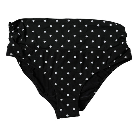 Black Polka Dot Swimsuit Bikini Bottom Swimwear