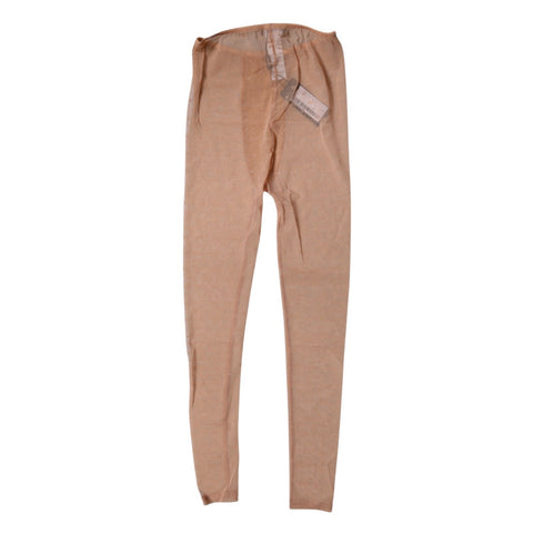 Nude Beige Logo Lace Lingerie Pants Underwear