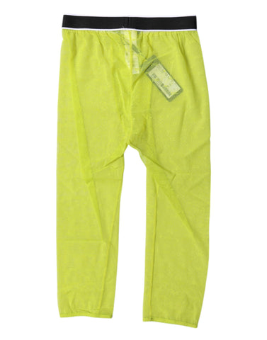 Green DG Logo Nylon Cropped Tights Underwear