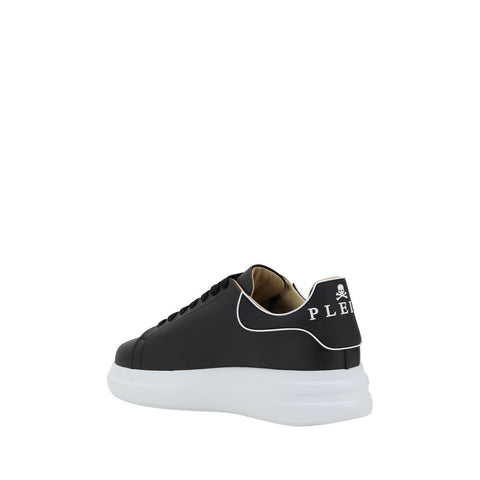 Black Rubber Low Top Sneakers