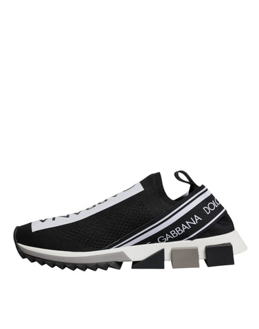 Black White Slip On Sorrento Sneakers Shoes