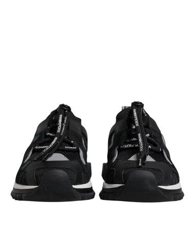 Black Mesh Sorrento Trekking Sneakers Shoes