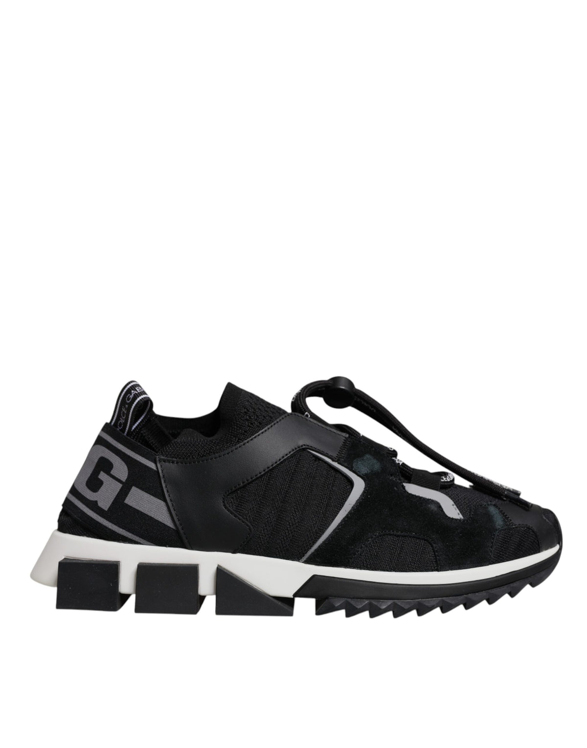Black Mesh Sorrento Trekking Sneakers Shoes