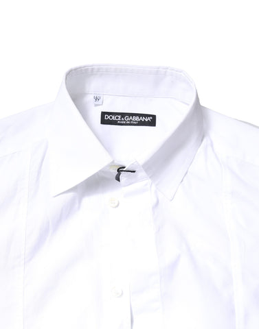 White Cotton Long Sleeves Formal Dress Shirt
