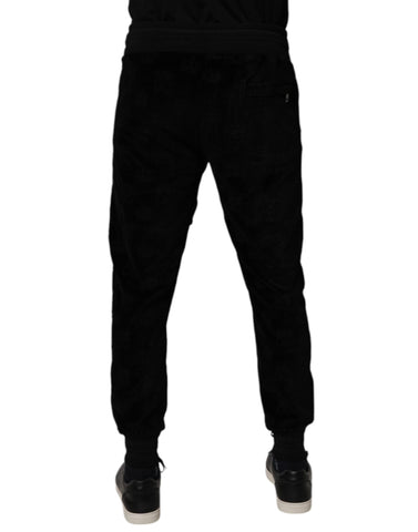 Black Cotton Jogger Men Sweatpants Pants