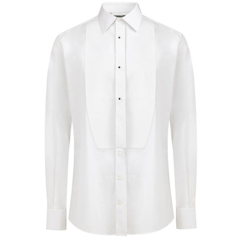 White Cotton Dress Shirt