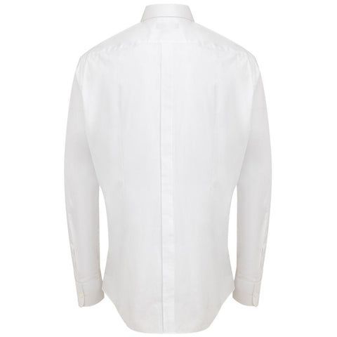 White Cotton Dress Shirt